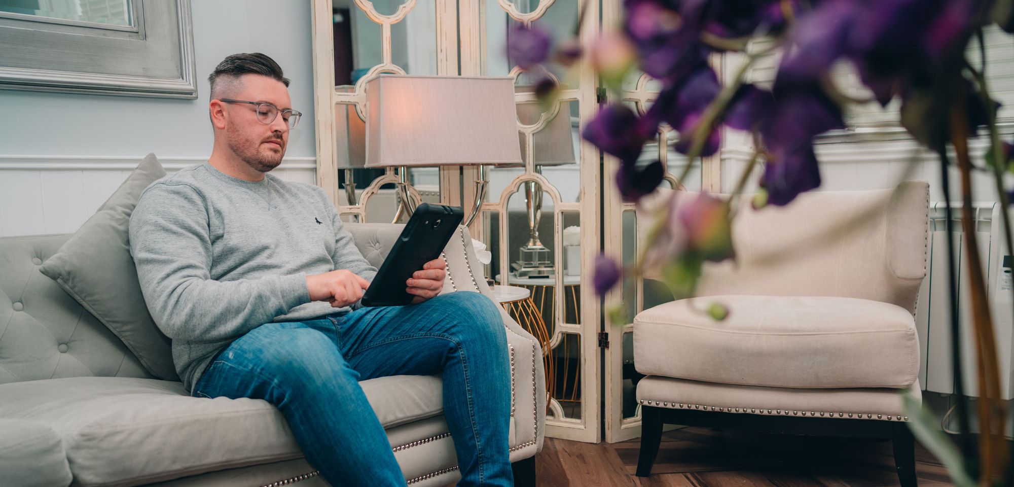 Welcoming new patients.